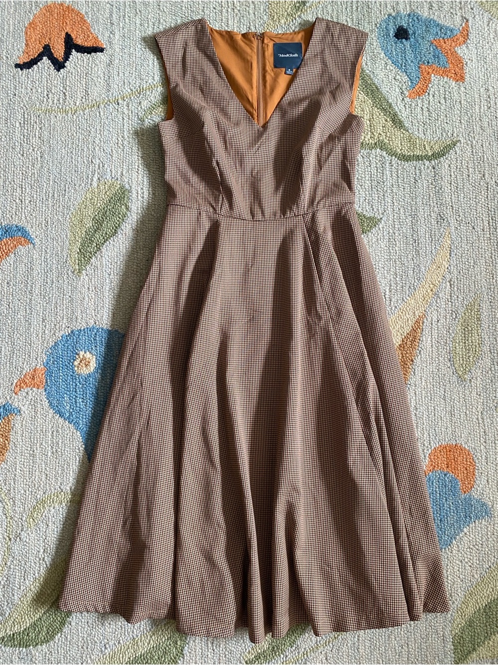 ModCloth - Decision Maker Plaid Midi Dress